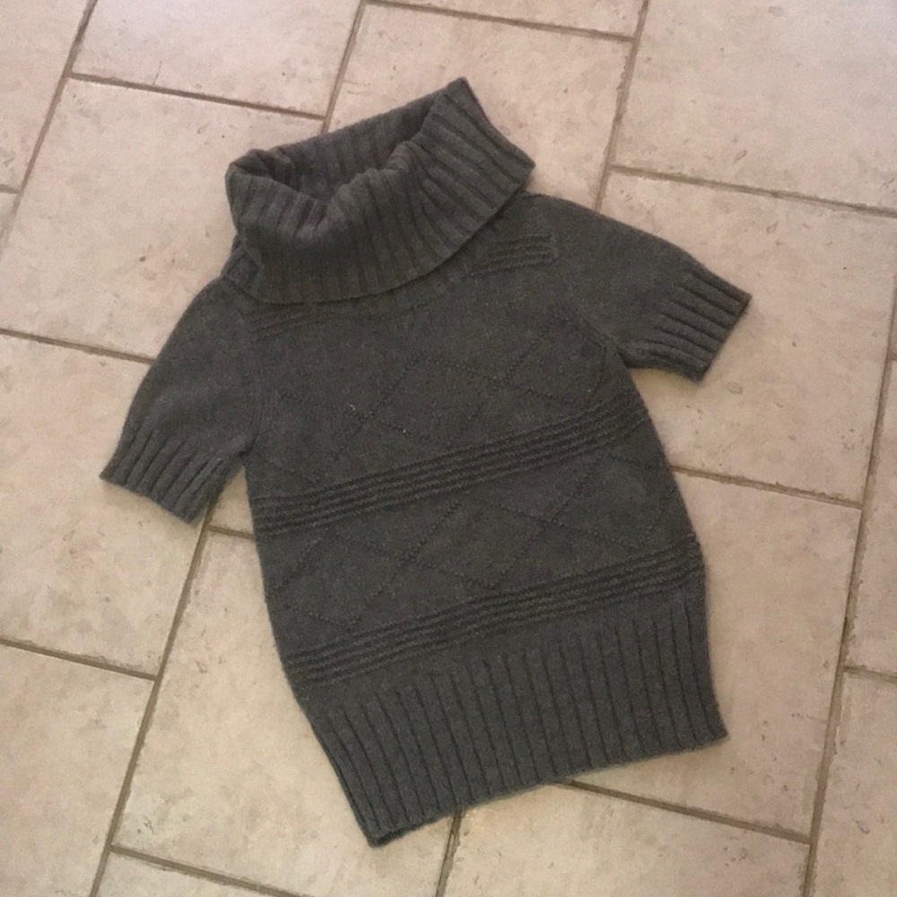 American Eagle Turtleneck Short Sleeve Sweater